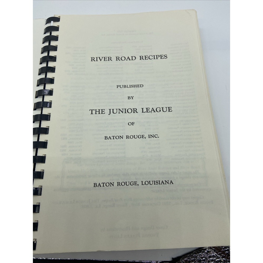 River Road Recipes Junior League of Baton Rouge Louisiana Cookbook Spiral Bound - Picture 5 of 12